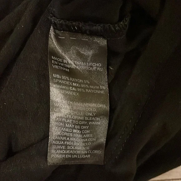 WHBM satin trimmed tee with silver embellishment on sleeves​​ - Picture 5 of 6